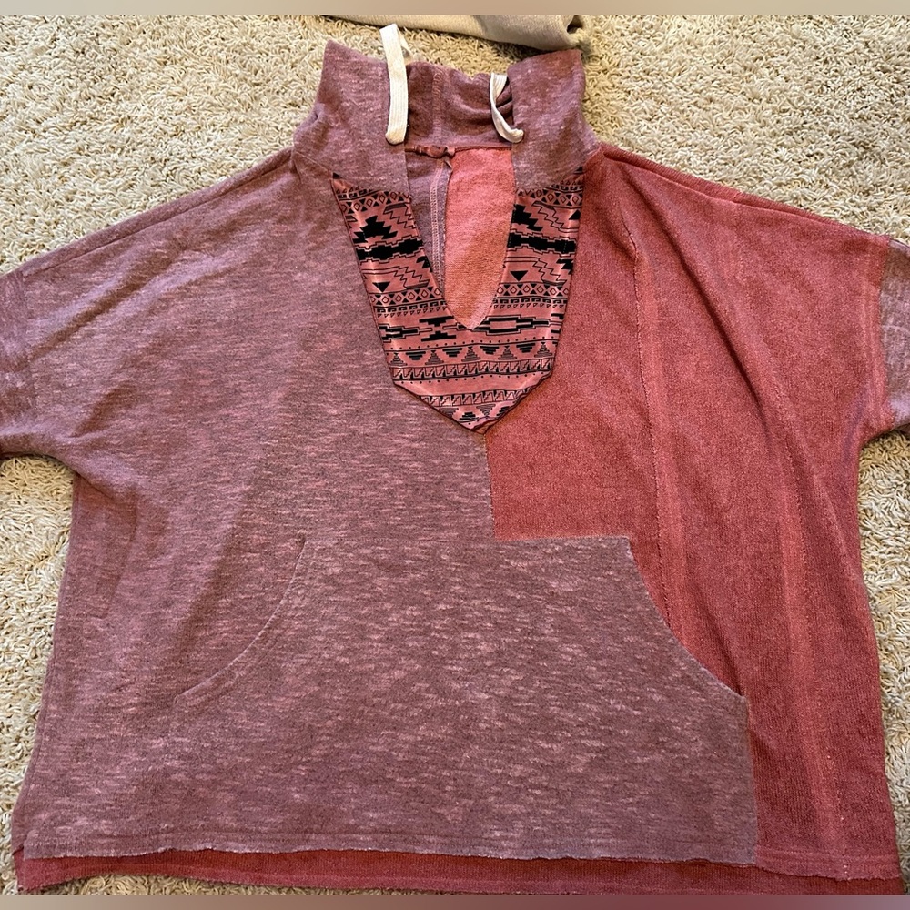 Pol Aztec Print Hoodie